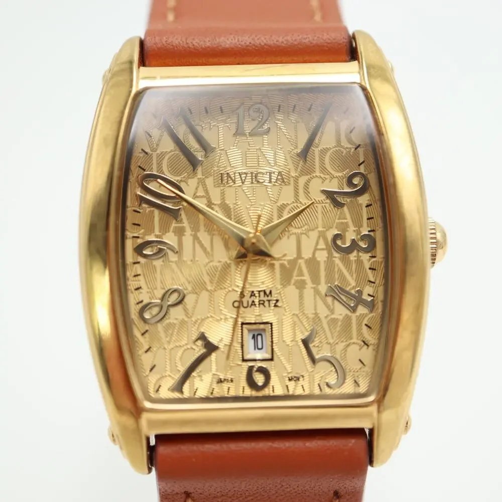 Invicta vintage gold